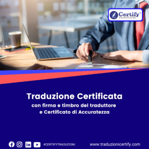 traduzione certificata
